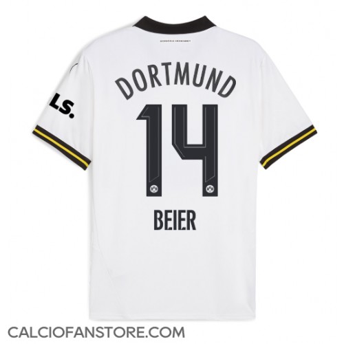 Maglia Calcio Borussia Dortmund Maximilian Beier #14 Terza Divisa 2024-25 Manica Corta